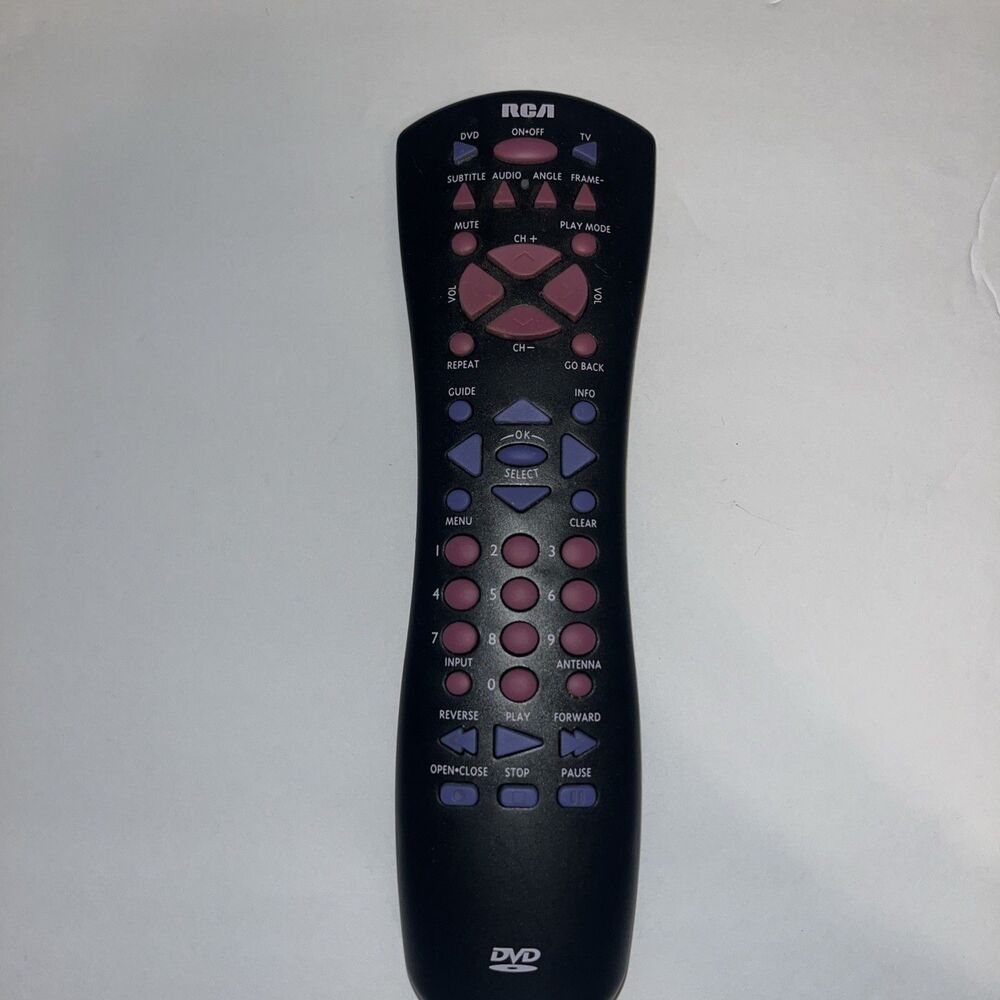 RCA CRK76DK1 DVD TV Remote Control RC5240P RC6001P